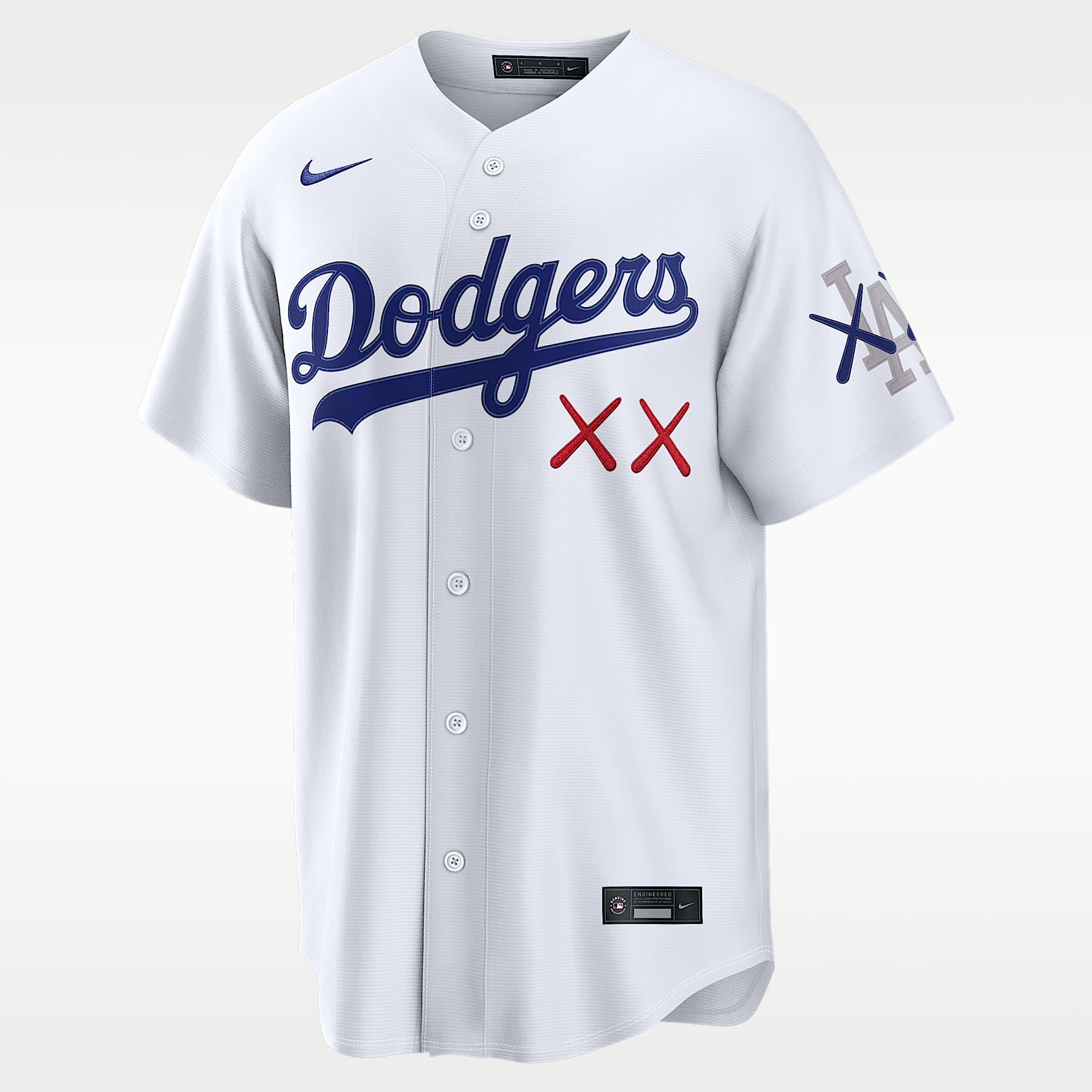 Nike Dodgers ユニフォーム Sサイズ Los Angeles Dodgers Men's Nike x KAWS MLB Stadium Jersey. Nike.com